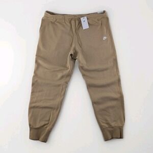 Nike Sportswear Tech Fleece Mens 2XL Jogger Pants Tan Taper Leg Standard Fit New